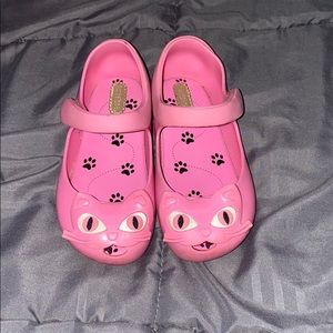 Size 9 Mini Melissa kitty shoes